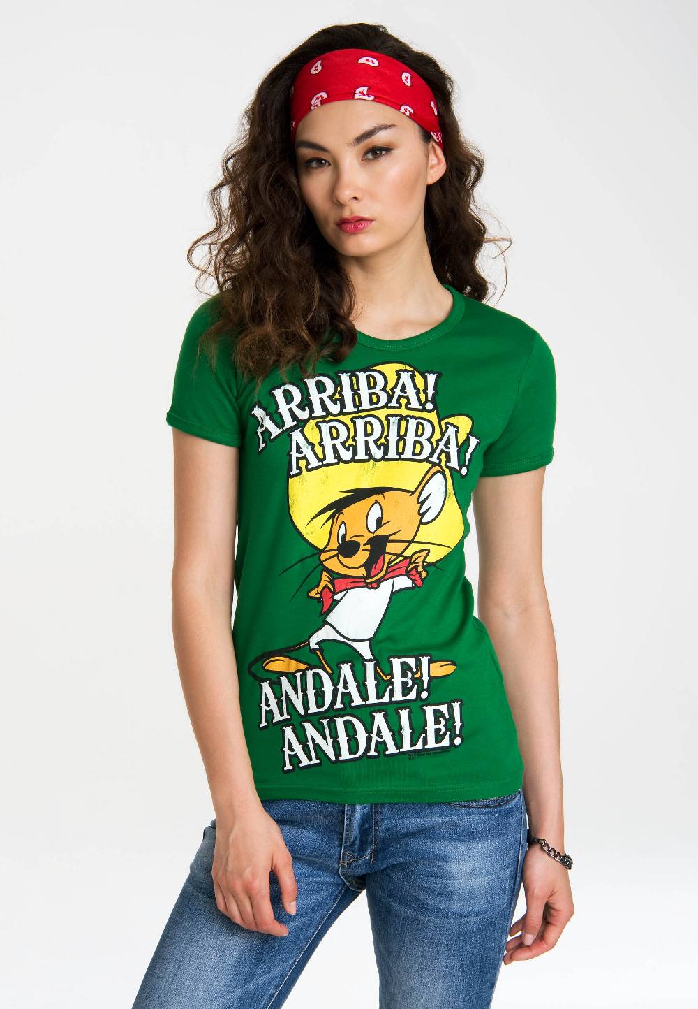 Logoshirt Looney Tunes - Speedy Gonzalez - Arriba Andale - T-Shirt Print - Damen