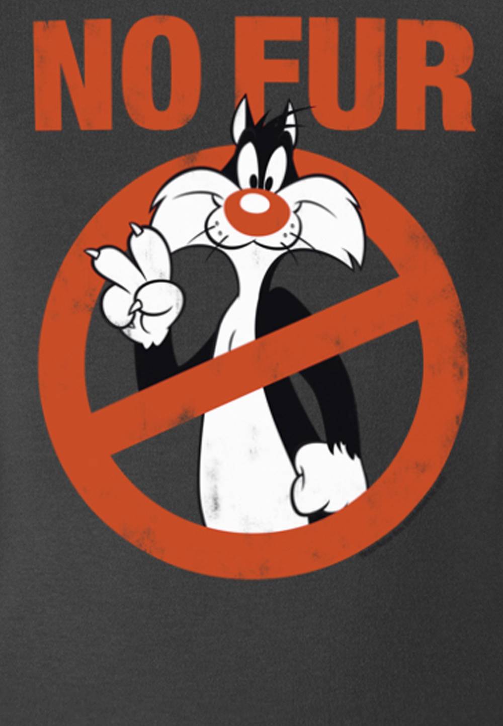 Logoshirt Looney Tunes - Sylvester - No Fur - T-Shirt Print - Kinder