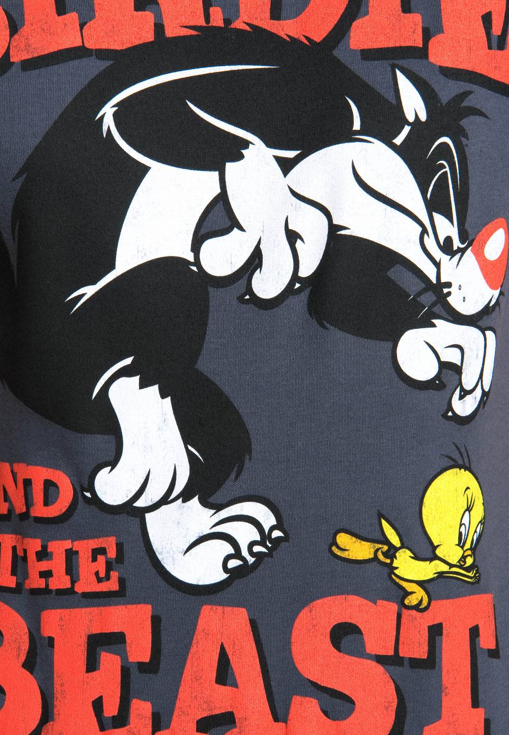 Logoshirt Looney Tunes - Sylvester & Tweety - Birdie & The Beast - T-Shirt Print - Damen