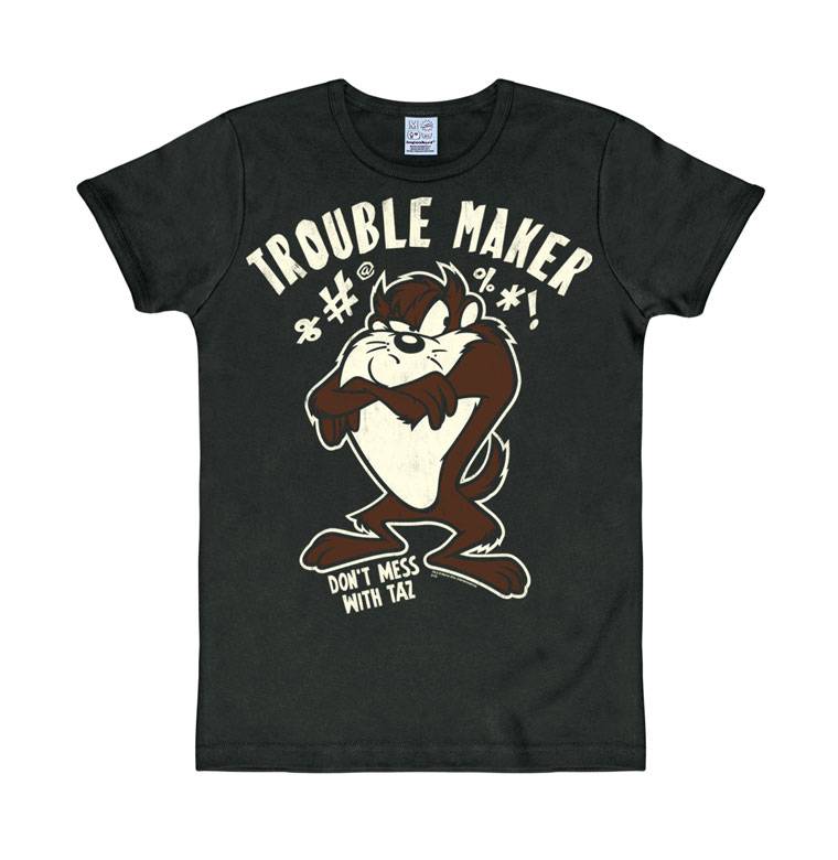 Logoshirt Looney Tunes - Taz - Tasmanischer Teufel - Trouble Maker - T-Shirt Print - Herren