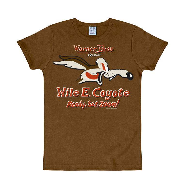 Logoshirt Looney Tunes - Wile E. Coyote - Ready, Set, Zoom! - T-Shirt Print - Herren