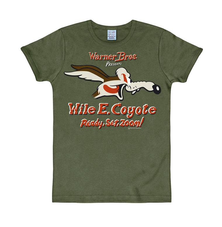 Logoshirt Looney Tunes - Wile E. Coyote - Ready, Set, Zoom! - T-Shirt Print - Herren