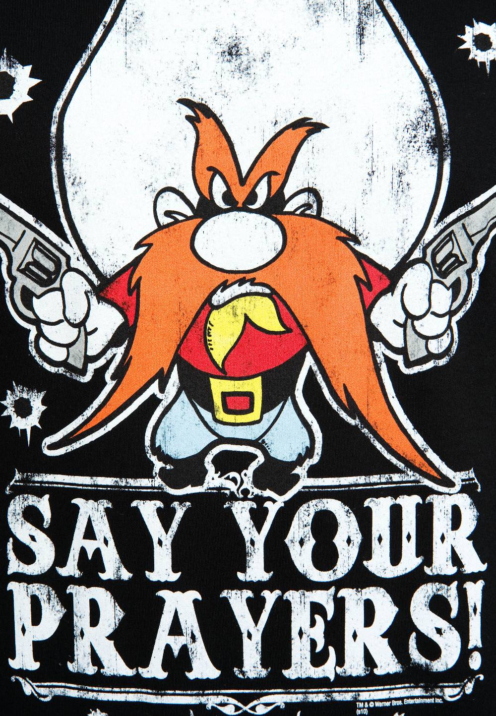 Logoshirt Looney Tunes - Yosemite Sam - Say Your Prayers - T-Shirt Print - Herren