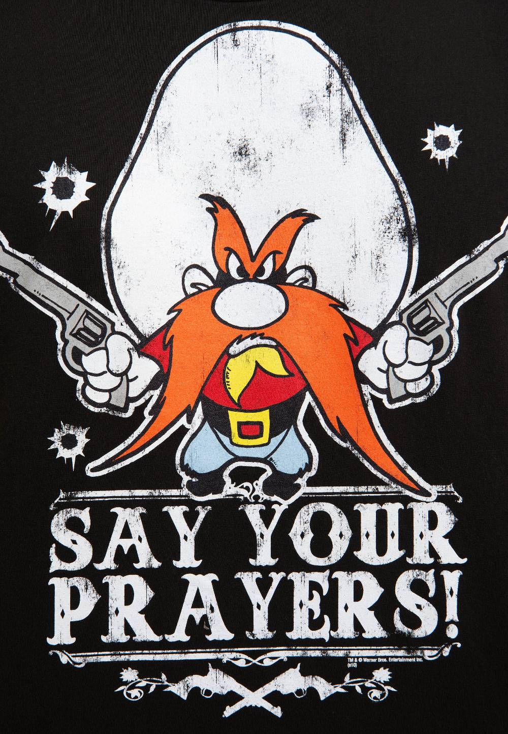 Logoshirt Looney Tunes - Yosemite Sam - Say Your Prayers - T-Shirt Vintage Print - Herren