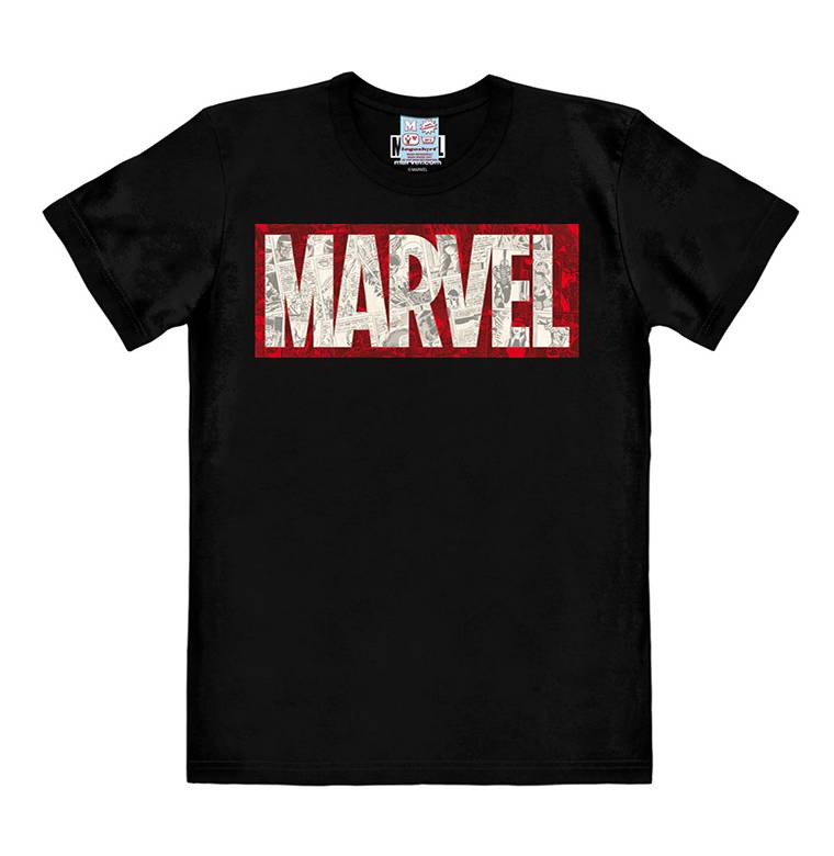 Logoshirt Marvel - Comic Block Logo - Marvel Comics - T-Shirt Print - Damen