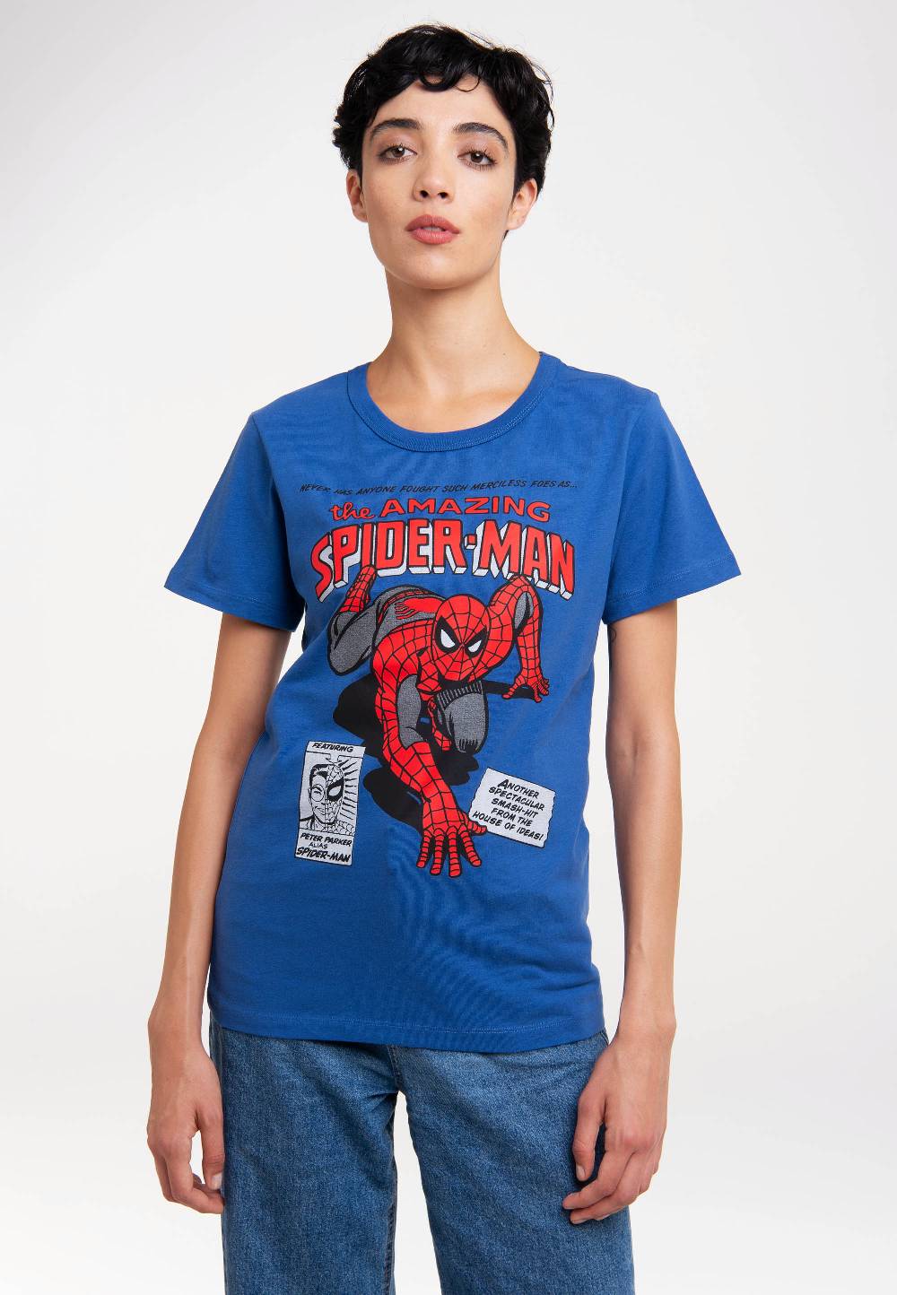 Logoshirt Marvel - Spider-Man - Merciless Foes - Marvel Comics - T-Shirt Print - Damen