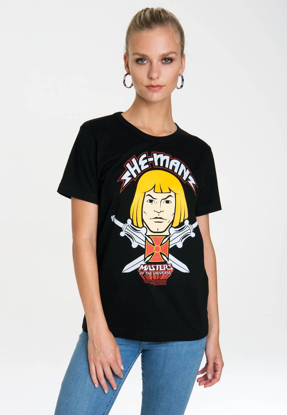 Logoshirt Masters Of The Universe - He-Man - Gesicht - T-Shirt Print - Damen