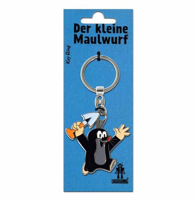 Logoshirt Maulwurf - Juhu - Der kleine Maulwurf - Metall Schlüsselanhänger