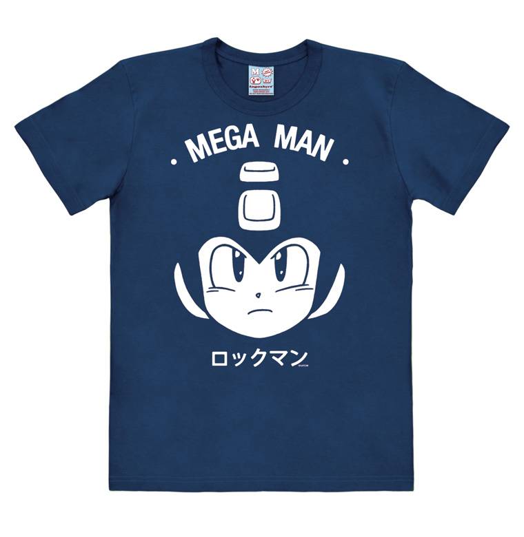 Logoshirt Mega Man - Gesicht - Capcom - T-Shirt Print - Herren Logoshirt Mega Man - Gesicht - Capcom - T-Shirt Print - Herren