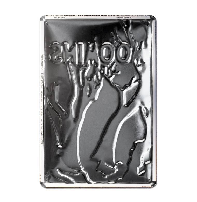 Logoshirt Mumins - Mumintroll - Im Wald - Blechschild - Aus Robustem Stahblech - Gewölbt Mit Prägung - 20 X 30 Cm