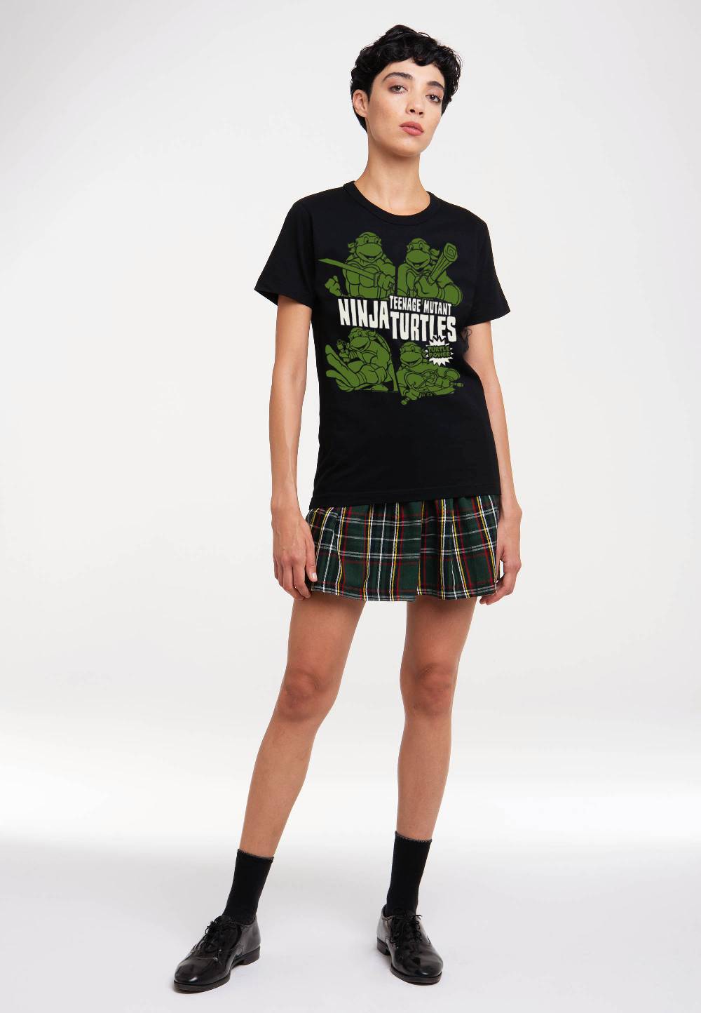 Logoshirt Ninja Turtles - Turtle Power - T-Shirt Print - Damen