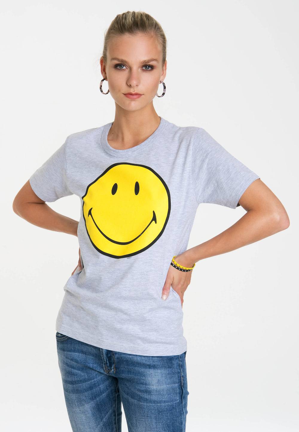 Logoshirt Original Smiley Face - Happy - T-Shirt Print - Damen