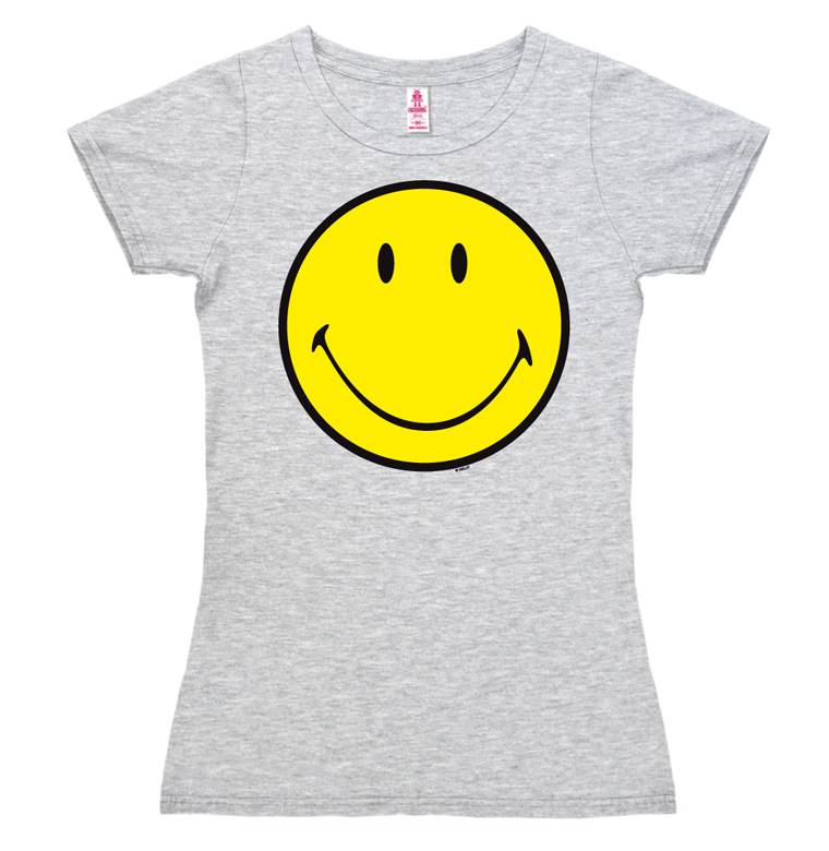 Logoshirt Original Smiley Face - Happy - T-Shirt Print - Damen