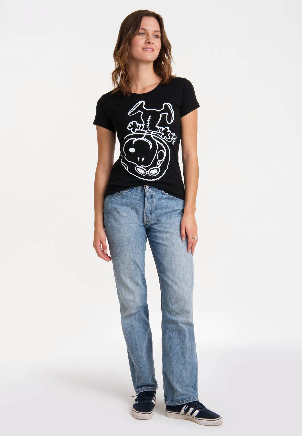 Logoshirt Peanuts - Snoopy - Astronaut - T-Shirt Print - Damen