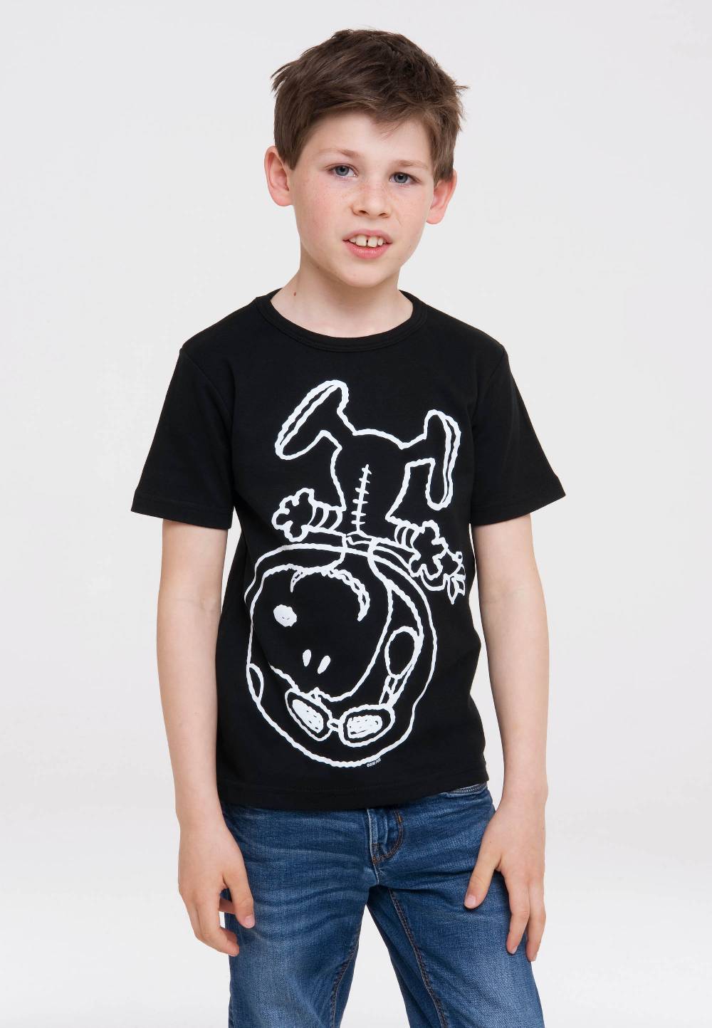Logoshirt Peanuts - Snoopy - Astronaut - T-Shirt Print - Kinder