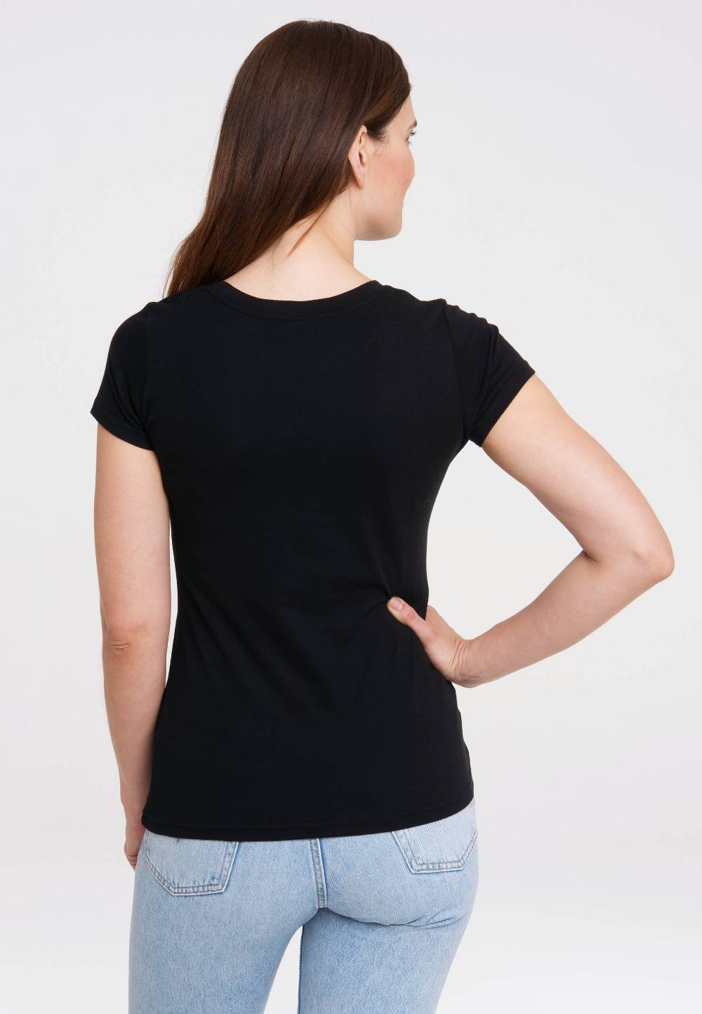 Logoshirt Peanuts - Snoopy - Joe Cool Pink - T-Shirt Print - Damen