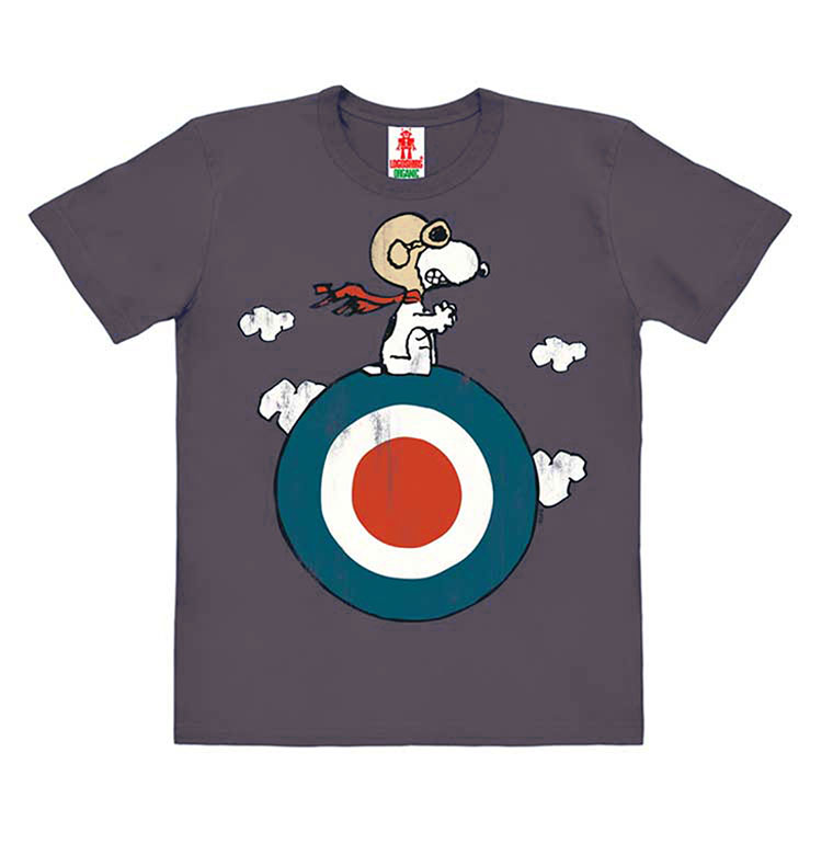 Logoshirt Peanuts - Snoopy - Pilot - Target - Organic - T-Shirt Print - Kinder