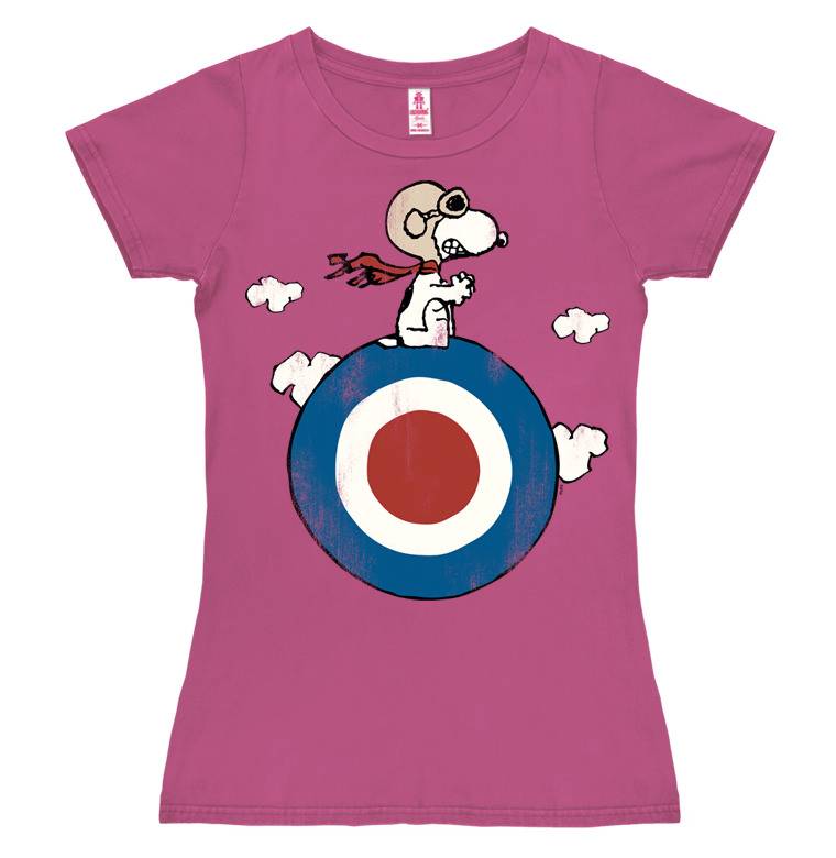 Logoshirt Peanuts - Snoopy - Pilot - Target - T-Shirt Print - Damen
