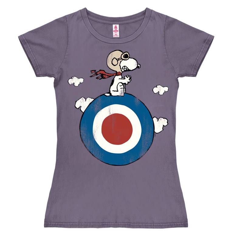 Logoshirt Peanuts - Snoopy - Pilot - Target - T-Shirt Print - Damen