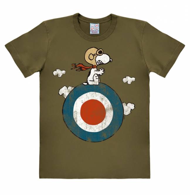 Logoshirt Peanuts - Snoopy - Pilot - Target - T-Shirt Print - Damen