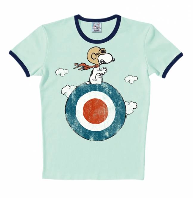 Logoshirt Peanuts - Snoopy - Pilot - Target - T-Shirt Print - Damen