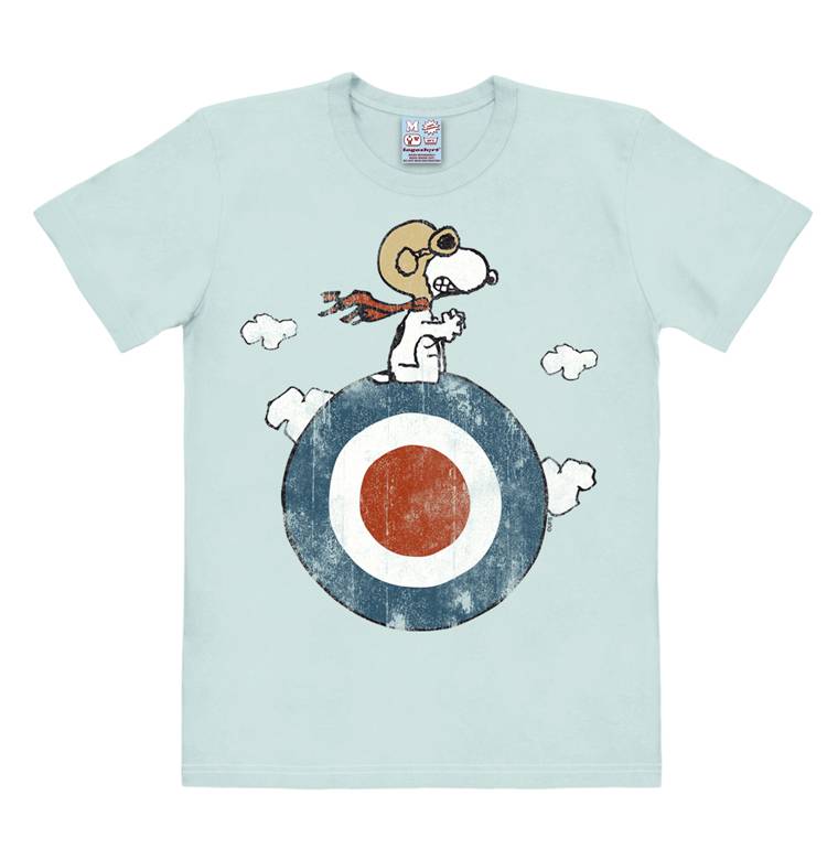 Logoshirt Peanuts - Snoopy - Pilot - Target - T-Shirt Print - Herren