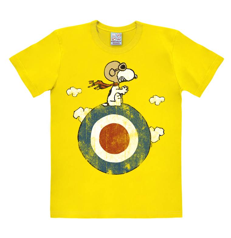 Logoshirt Peanuts - Snoopy - Pilot - Target - T-Shirt Print - Herren