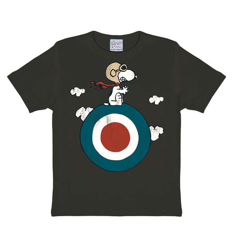 Logoshirt Peanuts - Snoopy - Pilot - Target - T-Shirt Print - Kinder