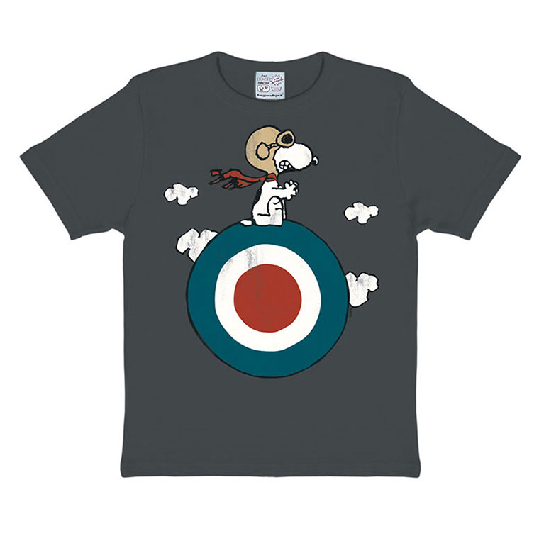 Logoshirt Peanuts - Snoopy - Pilot - Target - T-Shirt Print - Kinder