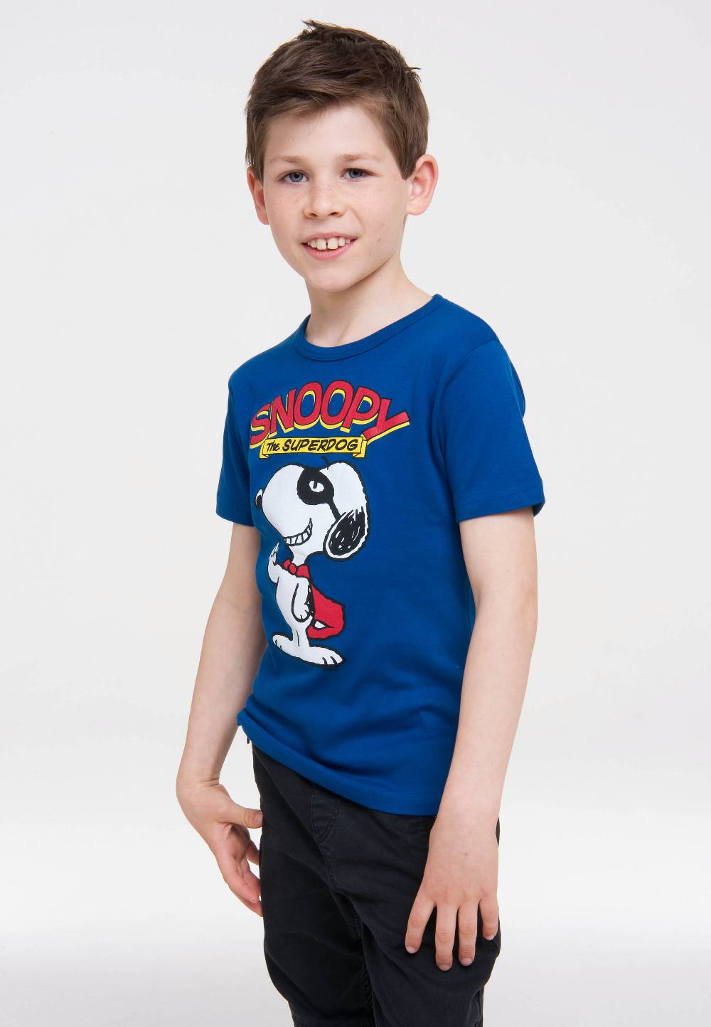 Logoshirt Peanuts - Snoopy - Superdog - T-Shirt Print - Kinder