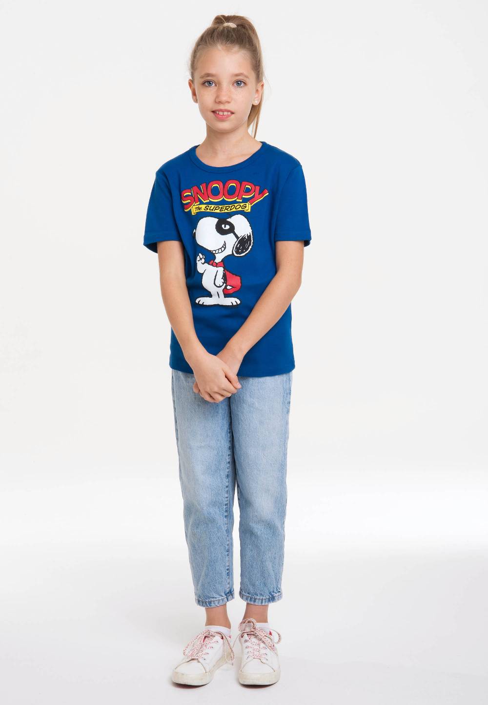 Logoshirt Peanuts - Snoopy - Superdog - T-Shirt Print - Kinder