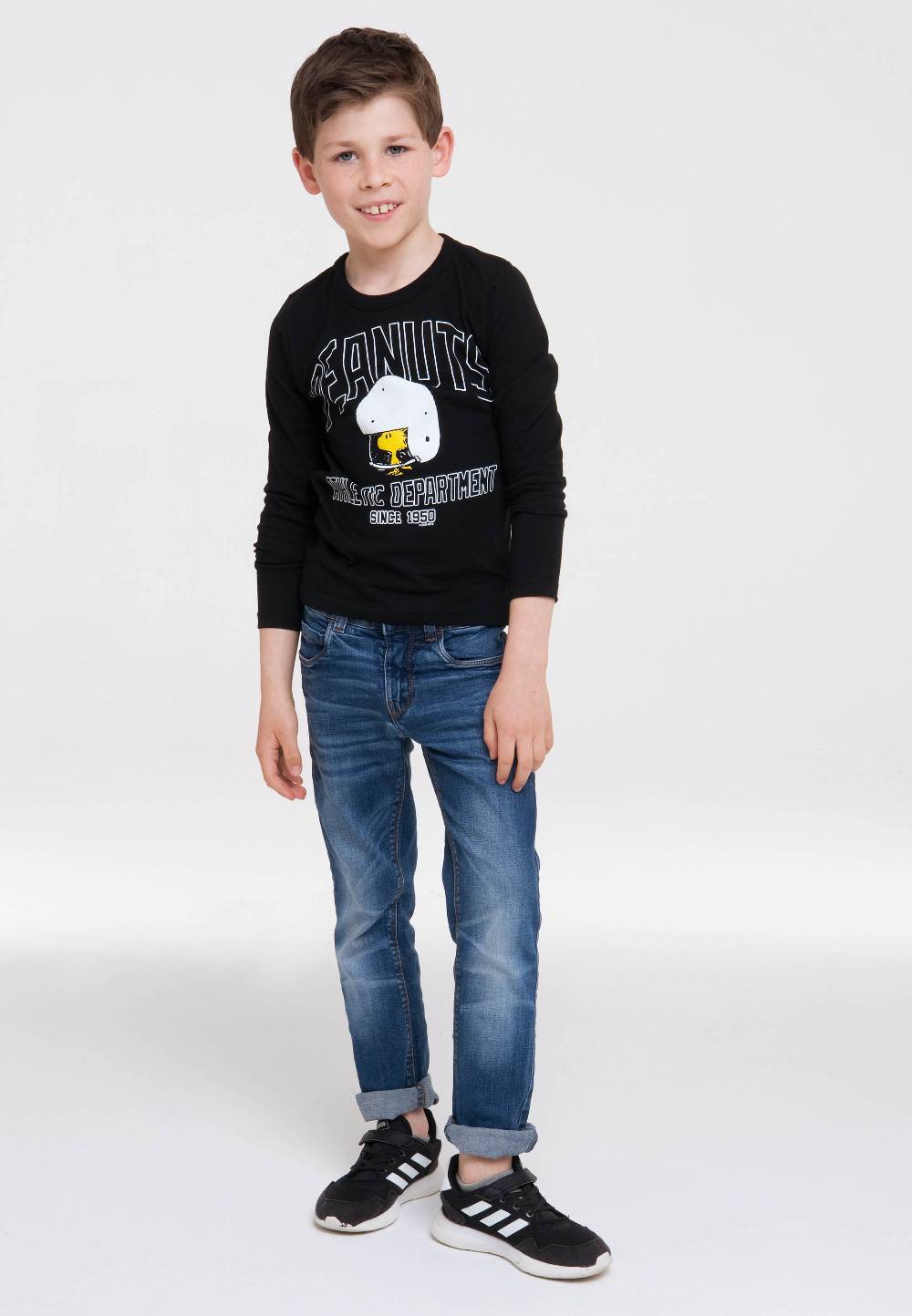 Logoshirt Peanuts - Woodstock - Helm - Athletic Department - Langarmshirt Print - Kinder