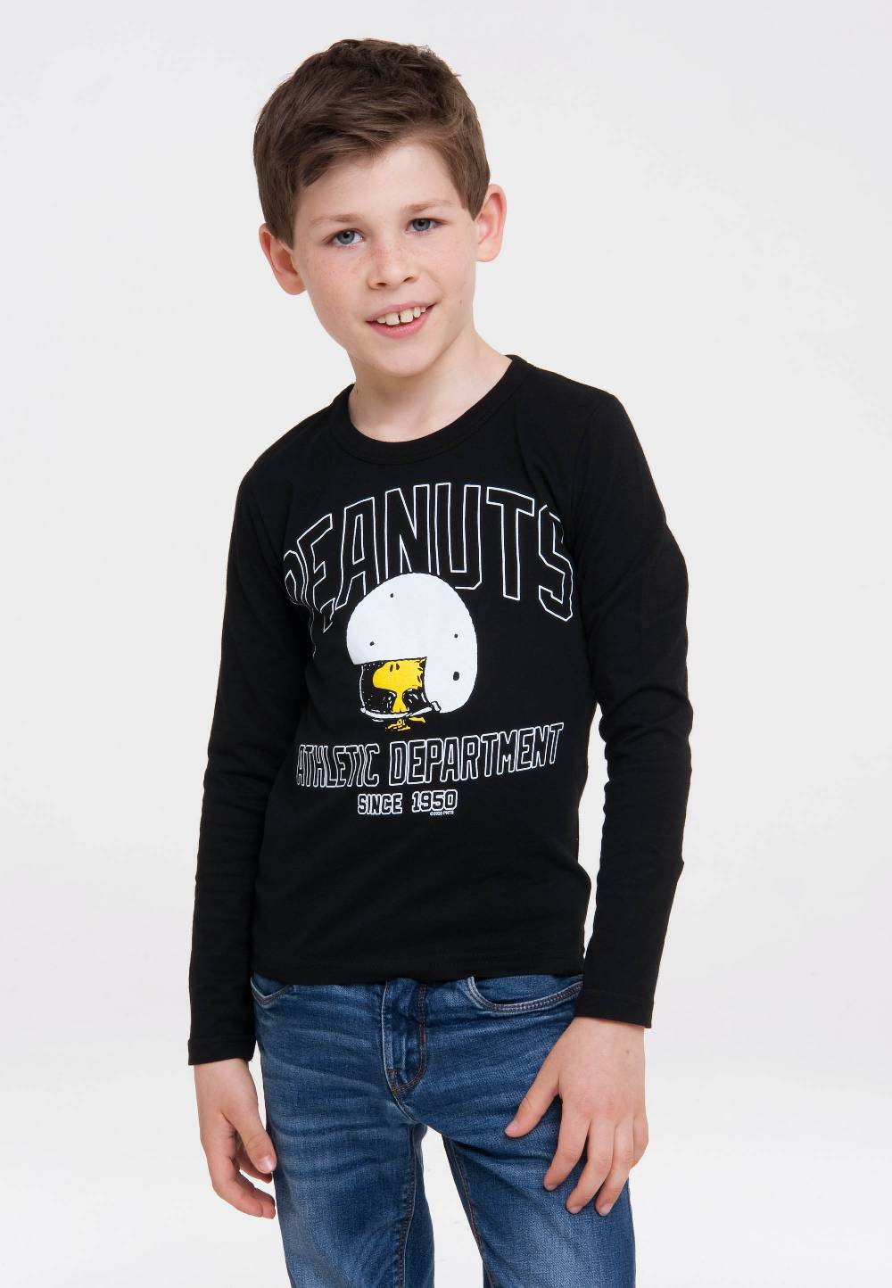 Logoshirt Peanuts - Woodstock - Helm - Athletic Department - Langarmshirt Print - Kinder