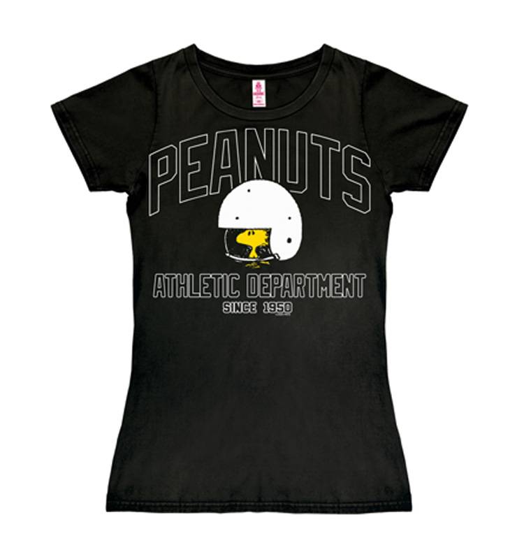 Logoshirt Peanuts - Woodstock - Helm - Athletic Department - T-Shirt Print - Damen