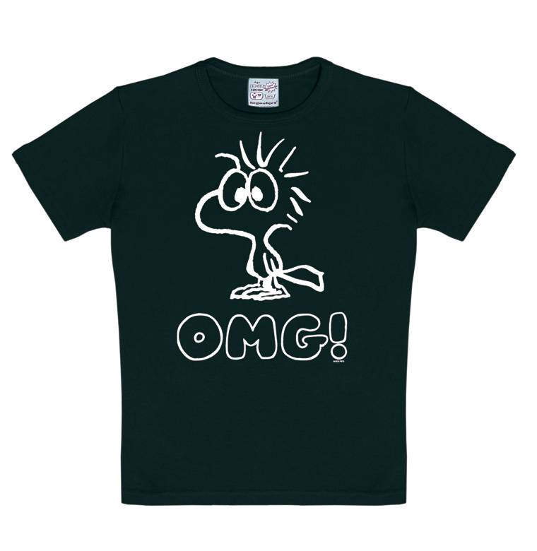 Logoshirt Peanuts - Woodstock - OMG - T-Shirt Print - Kinder