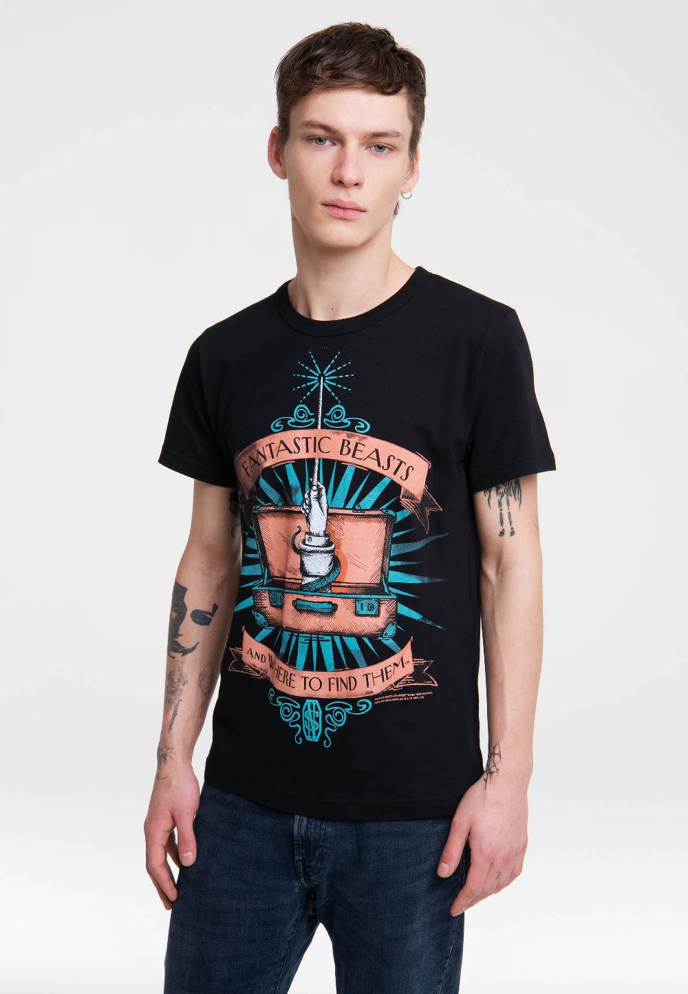 Logoshirt Phantastische Tierwesen - Fantastic Beasts And Where To Find Them - T-Shirt Print - Herren