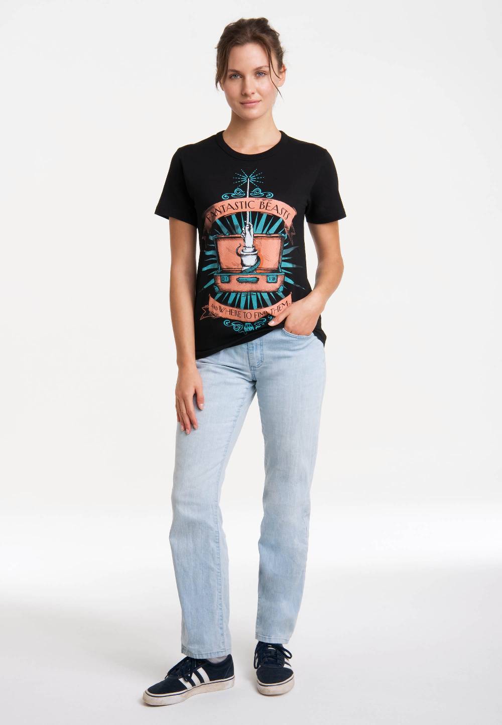 Logoshirt Phantastische Tierwesen - Fantastic Beasts And Where To Find Them - T-Shirt Print - Damen