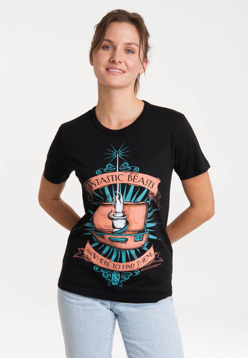 Logoshirt Phantastische Tierwesen - Fantastic Beasts And Where To Find Them - T-Shirt Print - Damen