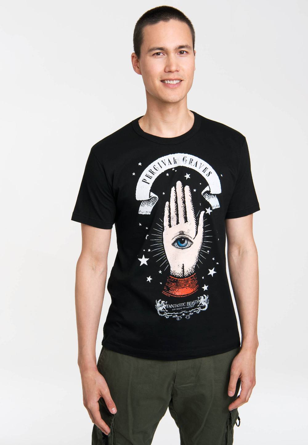 Logoshirt Phantastische Tierwesen - Fantastic Beasts - Percival Graves - T-Shirt Print - Herren