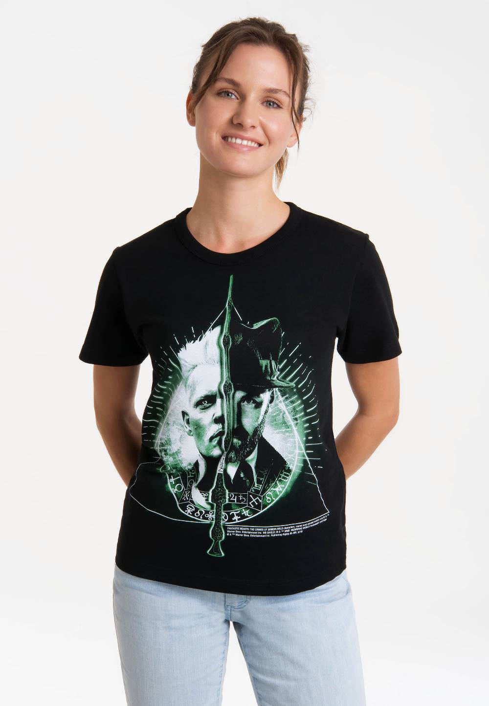 Logoshirt Phantastische Tierwesen - Grindelwald Vs Dumbledore - T-Shirt Print - Damen