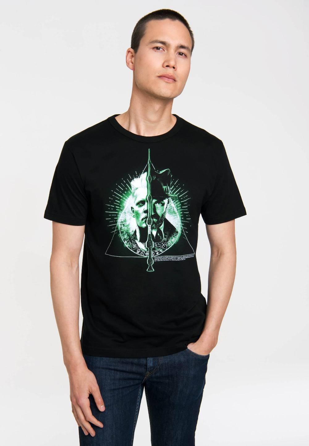Logoshirt Phantastische Tierwesen - Grindelwald Vs Dumbledore - T-Shirt Print - Herren