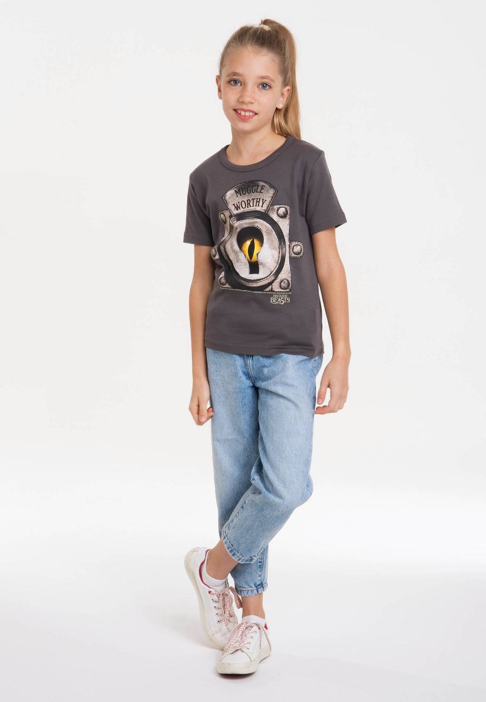 Logoshirt Phantastische Tierwesen - Muggle Worthy - T-Shirt Print - Kinder