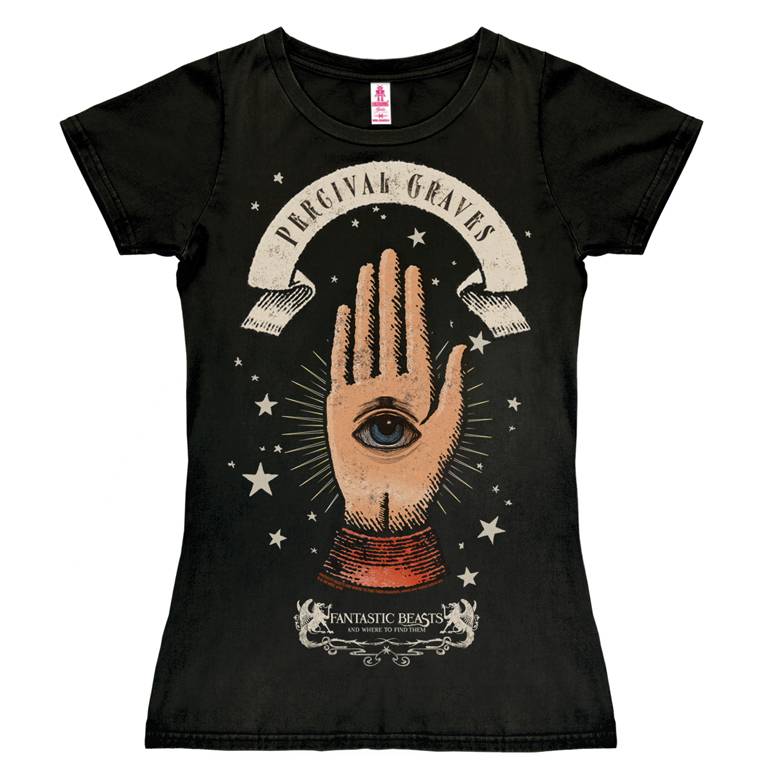 Logoshirt Phantastische Tierwesen - Percival Graves - T-Shirt Print - Damen