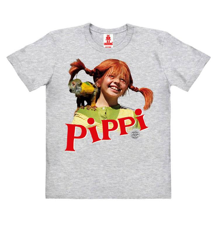 Logoshirt Pippi Langstrumpf & Herr Nilsson - Äffchen - Bio - T-Shirt Print - Kinder