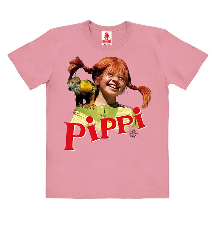 Logoshirt Pippi Langstrumpf & Herr Nilsson - Äffchen - Bio - T-Shirt Print - Kinder