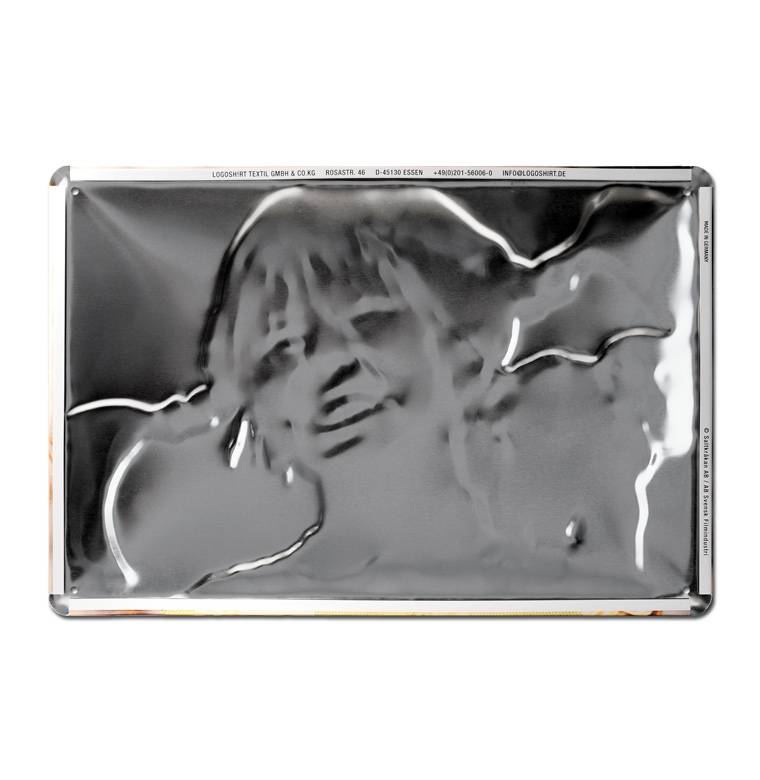 Logoshirt Pippi Langstrumpf & Herr Nilsson - Blechschild - Aus Robustem Stahblech - Gewölbt Mit Prägung - 30 X 20 Cm