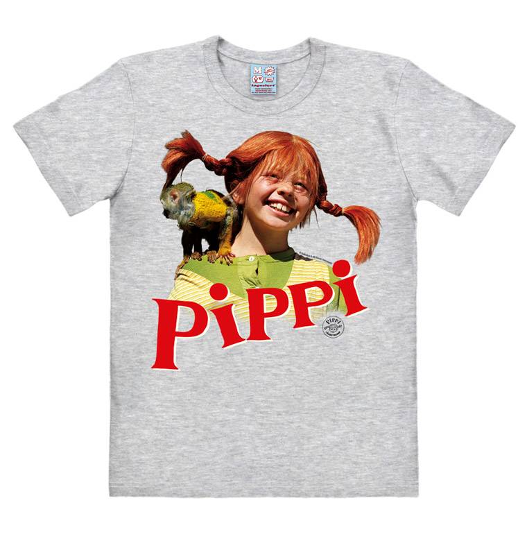 Logoshirt Pippi Langstrumpf & Herr Nilsson - T-Shirt Print - Damen