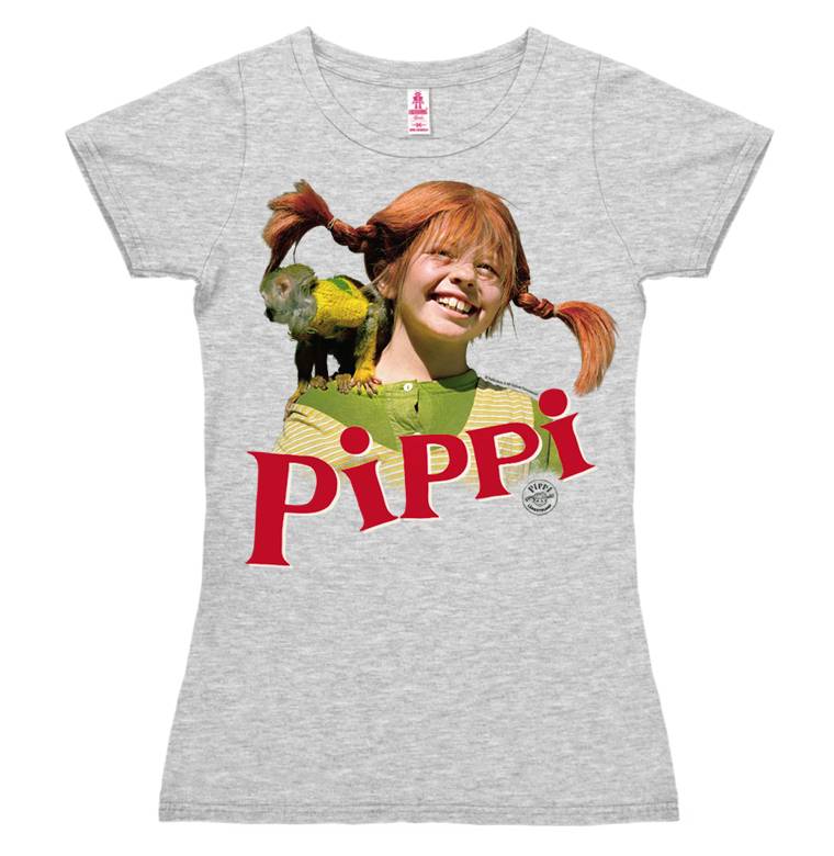 Logoshirt Pippi Langstrumpf & Herr Nilsson - T-Shirt Print - Damen