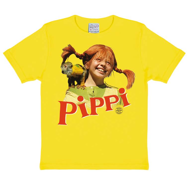 Logoshirt Pippi Langstrumpf & Herr Nilsson - T-Shirt Print - Kinder