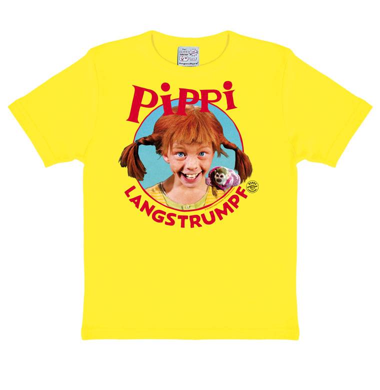 Logoshirt Pippi Langstrumpf - Portrait - T-Shirt Print - Kinder